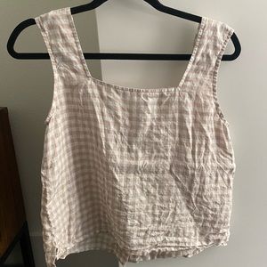 Esby GINA TOP - CAFE GINGHAM